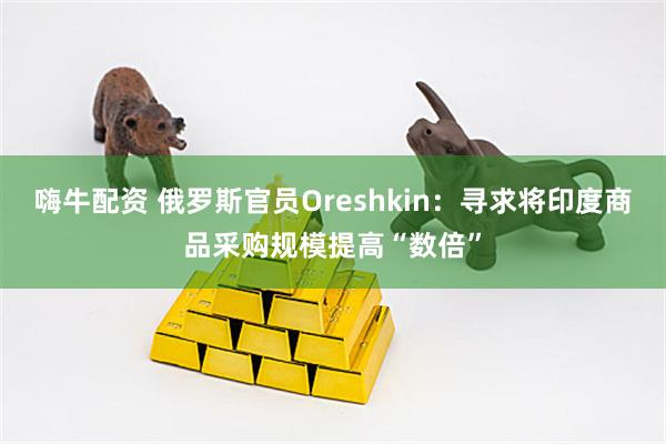 嗨牛配资 俄罗斯官员Oreshkin:寻求将印度商品采购规模提高“数倍”