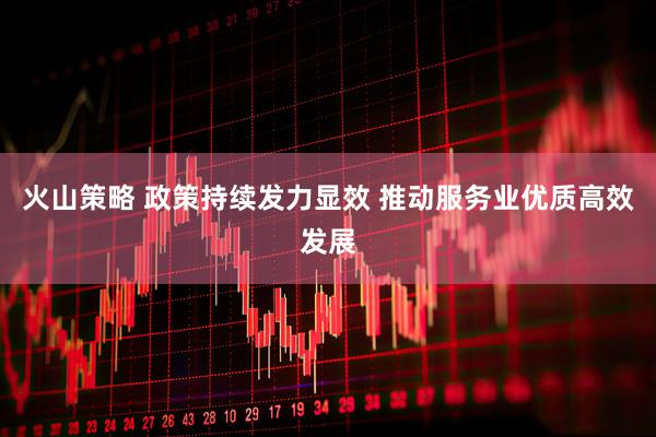 火山策略 政策持续发力显效 推动服务业优质高效发展
